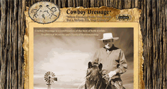 Desktop Screenshot of cowboydressage.com